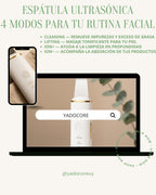 Espátula Ultrasónica Facial 4 en 1 | YADOCORE Uruguay