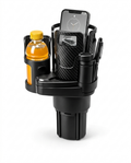 Organizador de Auto 5 en 1 – Porta Vaso con Soporte para Celular y Compartimentos Multifunción para Vehículos