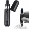Porta Perfume Recargable Portátil 5 ml – Negro